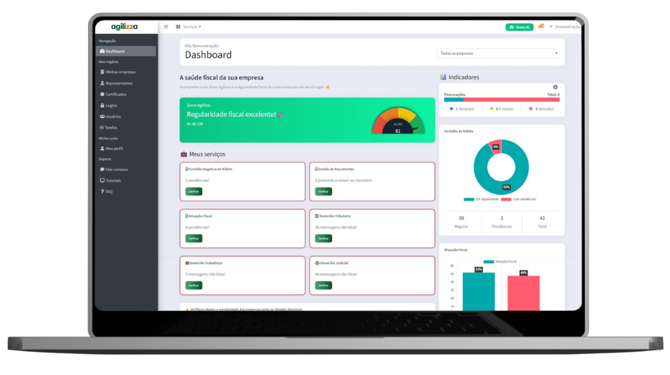 Dashboard Agilizza